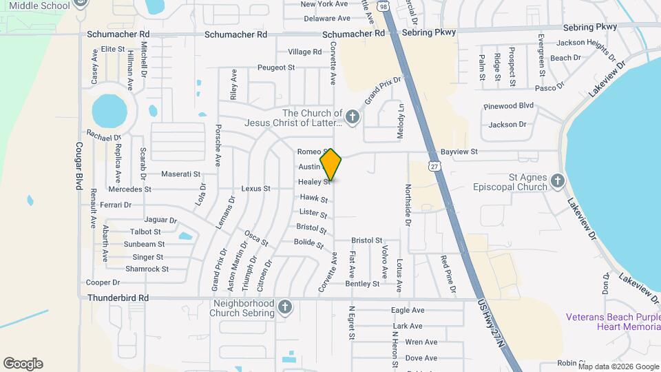 3307 Healey St Map and Location Details