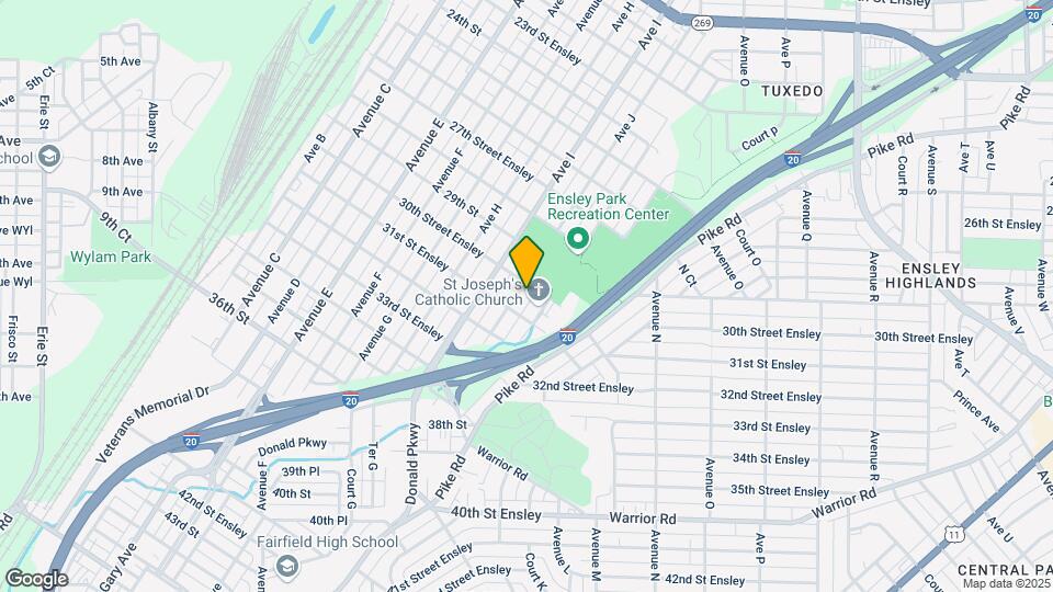 3005 Ave J Mapa y Detalles de la Ubicación