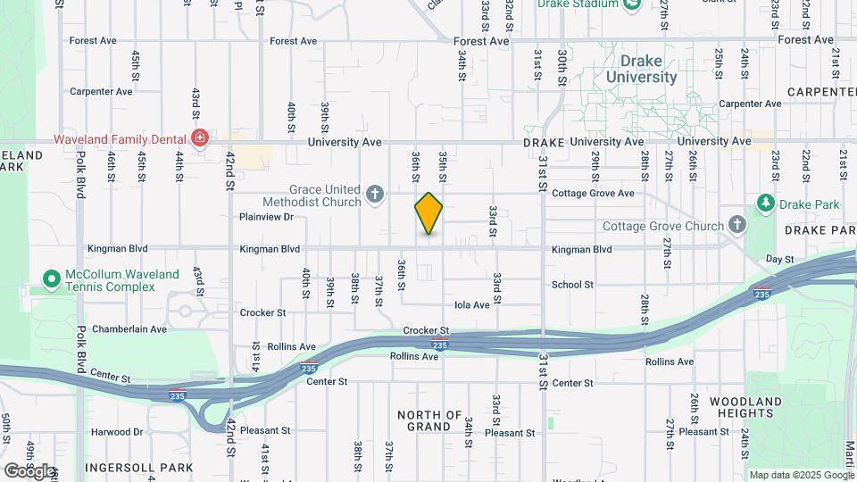3513 Kingman Blvd Map and Location Details