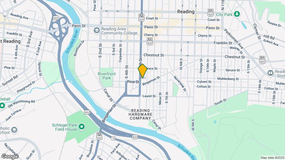 351 S 5th St Map and Location Details
