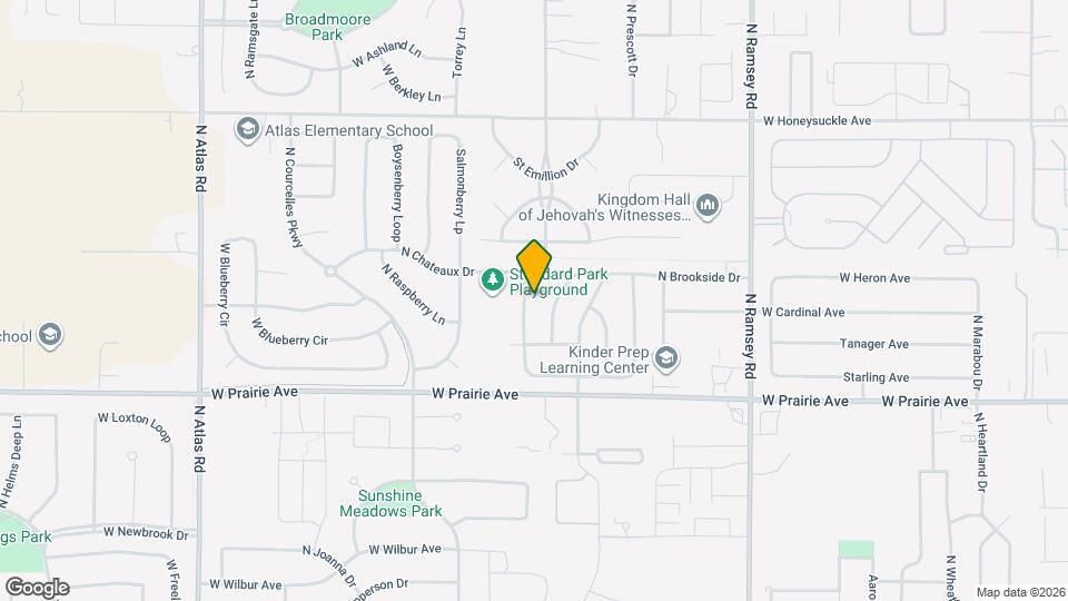 8061 N Ainsworth Dr Map and Location Details