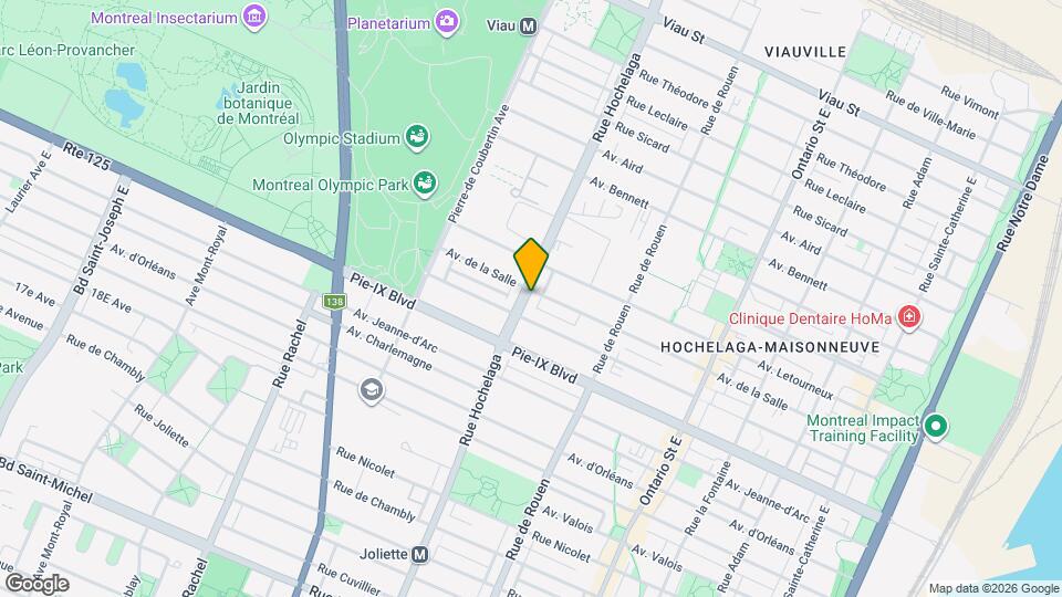 4240 Hochelaga Rue Map and Location Details