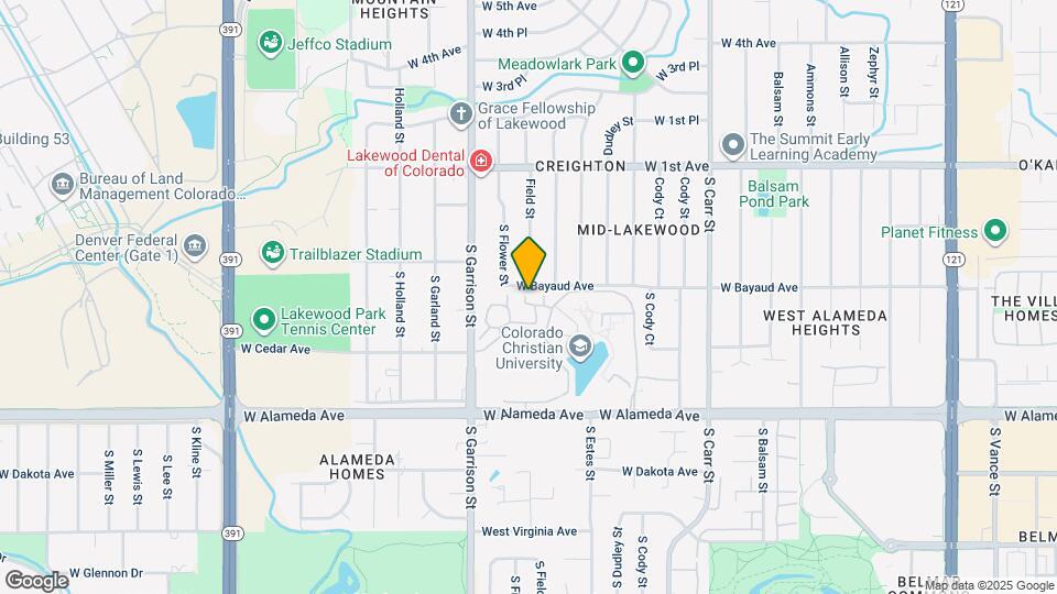 9123 W Cedar Dr Map and Location Details