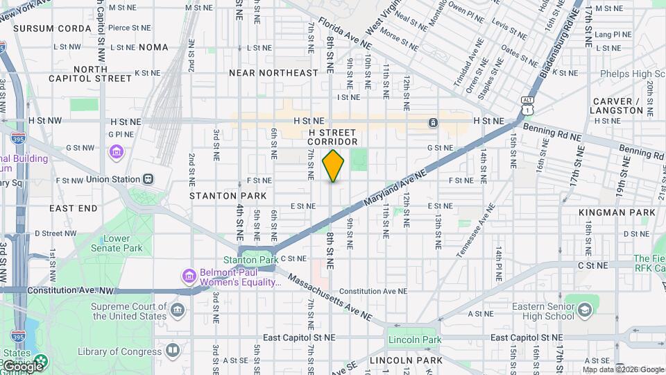 533 8th Street Northeast, Unit 533 Mapa y Detalles de la Ubicación