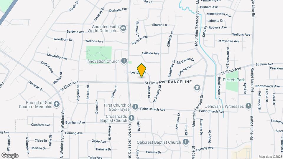 2170 St Elmo Ave Map and Location Details