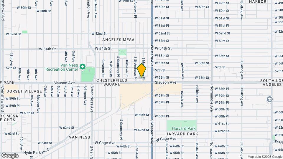 1859 W Slauson Ave, Unit 2 Map and Location Details