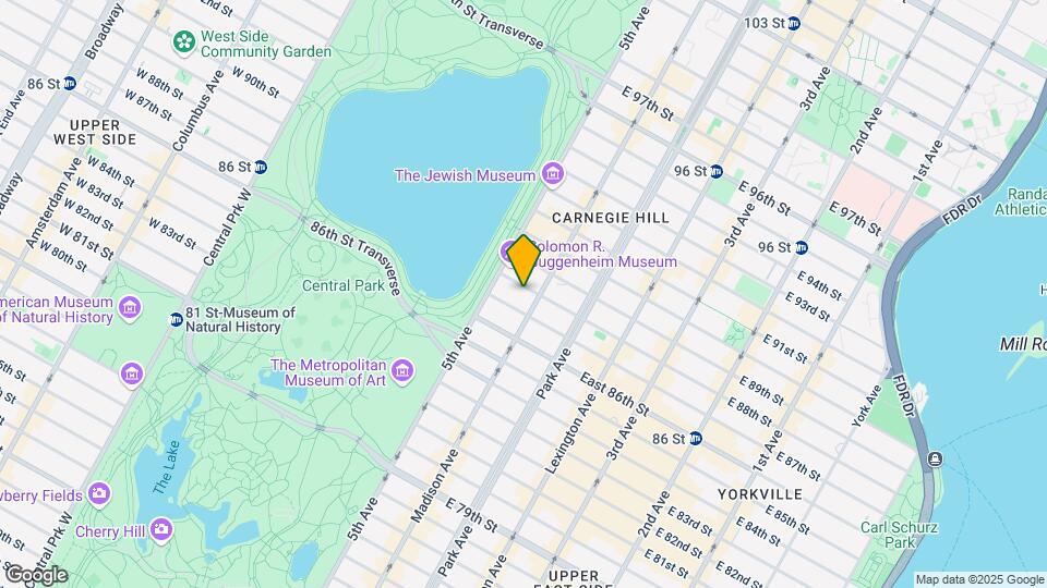 20 E 88th St Map and Location Details