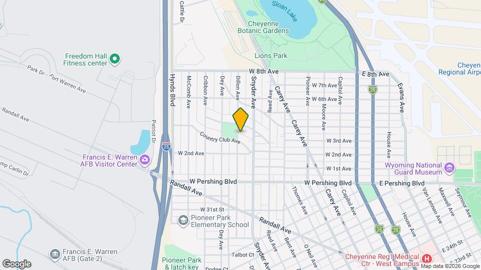 3611 Dillon Ave Map and Location Details