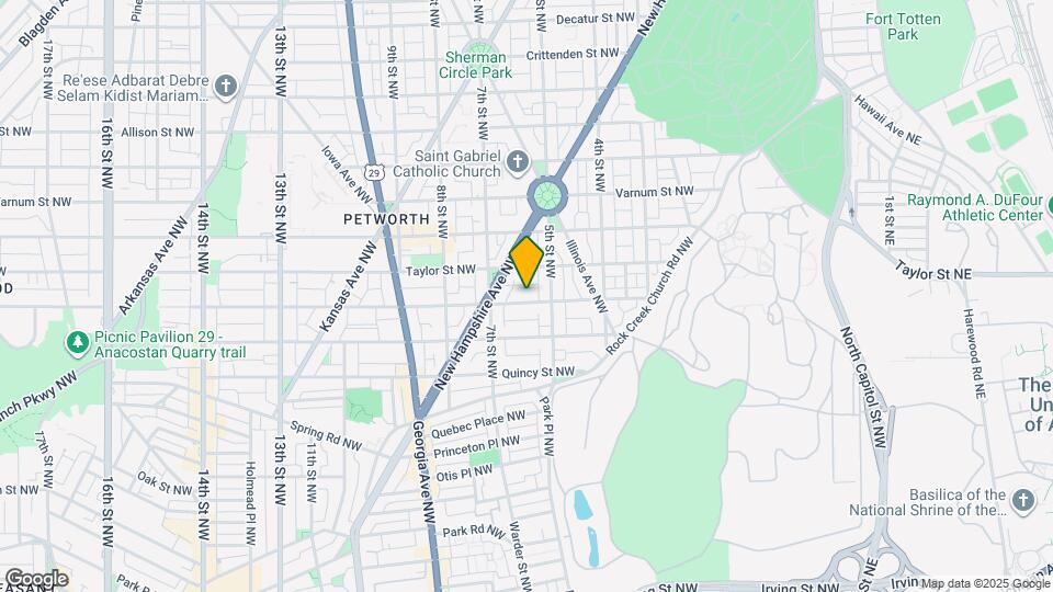 527 Shepherd St NW Map and Location Details