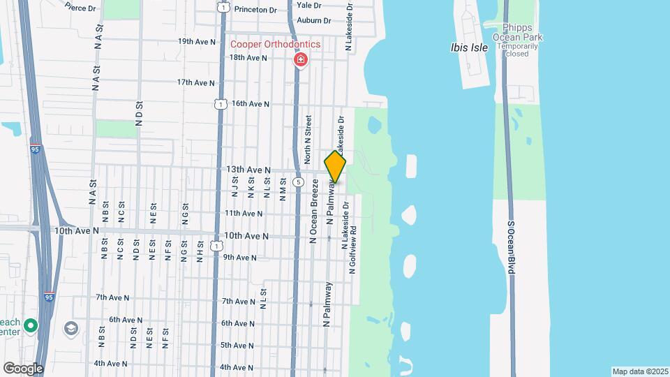 1212 N Palmway Map and Location Details