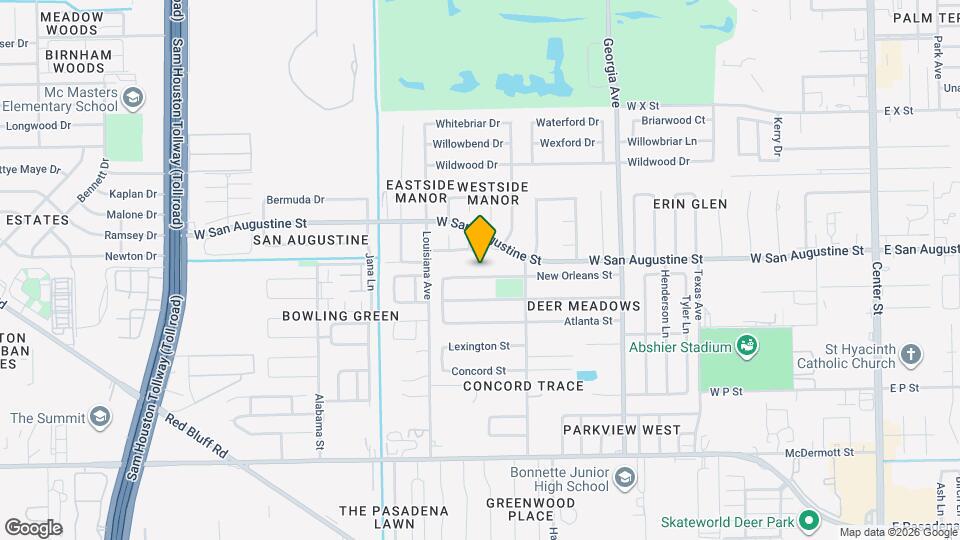 1817 New Orleans St Map and Location Details