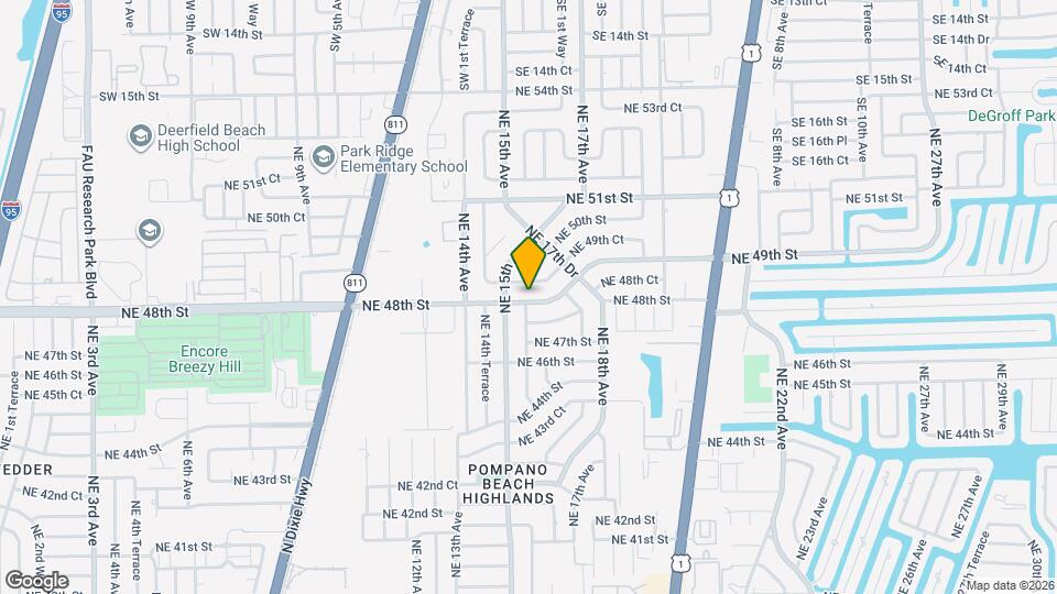 1565 NE 48th St Map and Location Details