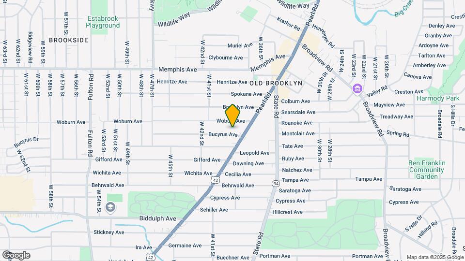 3900 Bucyrus Ave, Unit 2-UP Map and Location Details
