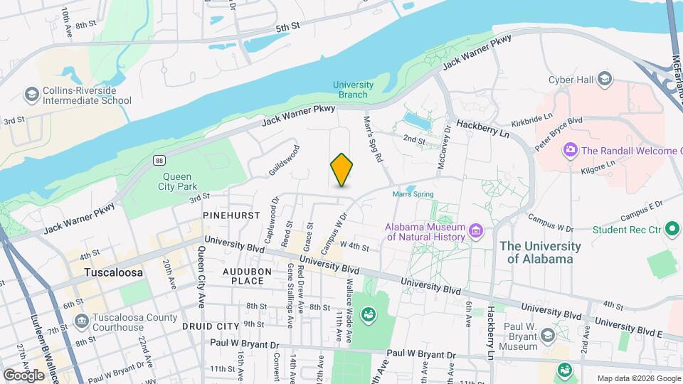 1004 Riverside Dr Map and Location Details