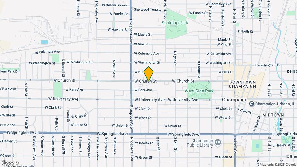 709 W Church St Map and Location Details