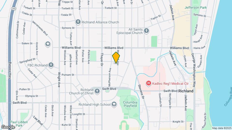 1123 Marshall Ave Map and Location Details