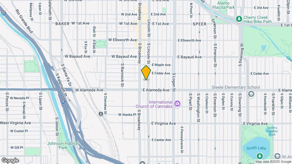 251 S Lincoln St Map and Location Details