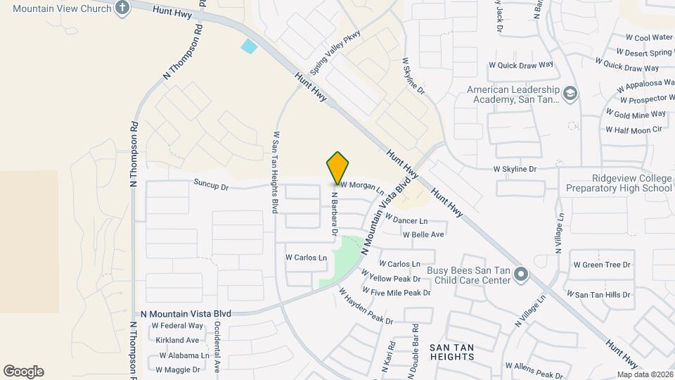 3587 W Morgan Ln Map and Location Details