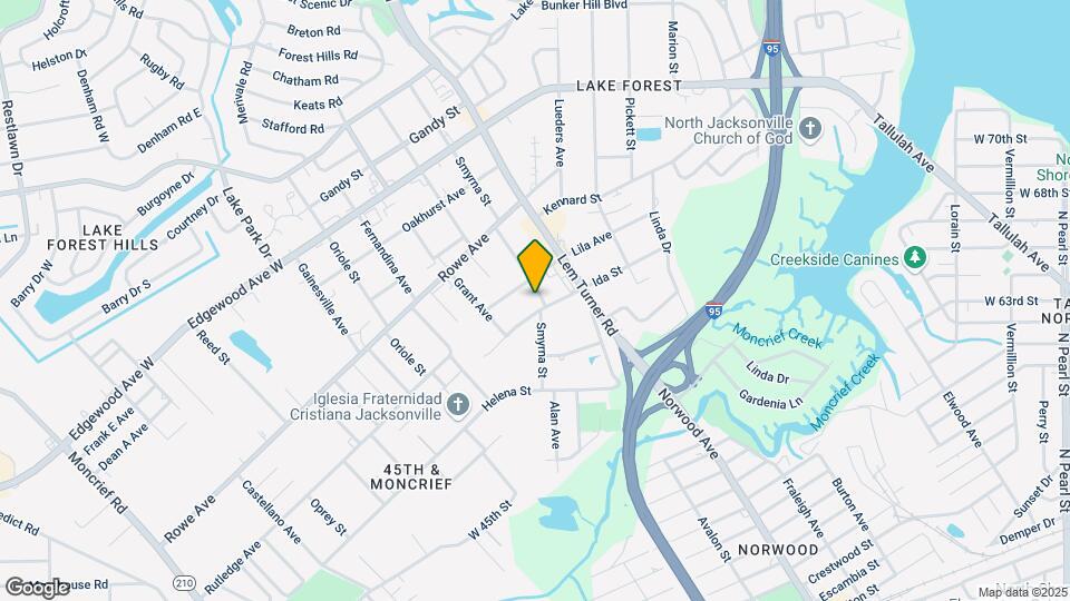 7318 Smyrna St Map and Location Details