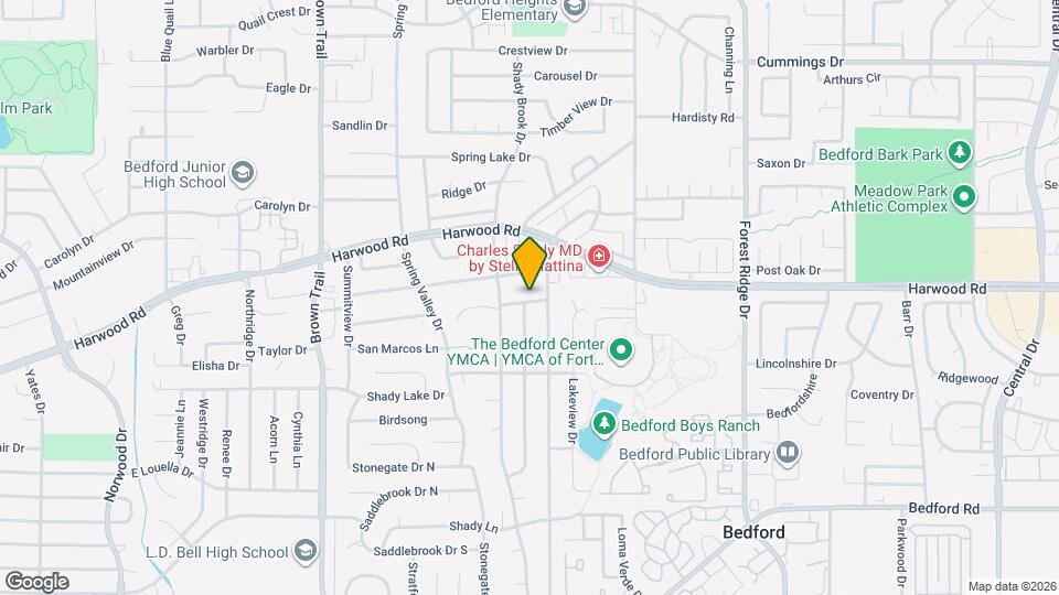 1101 Spring Brook Dr Map and Location Details