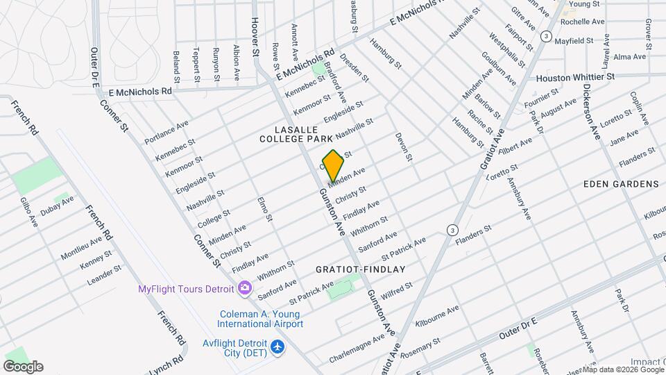 11728 Minden Ave Map and Location Details
