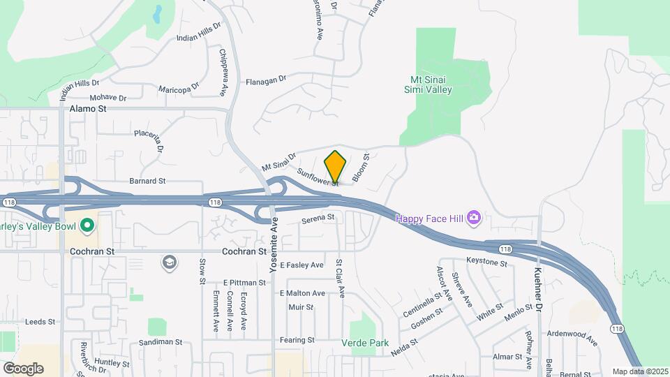 6016 Sunflower St Mapa y Detalles de la Ubicación