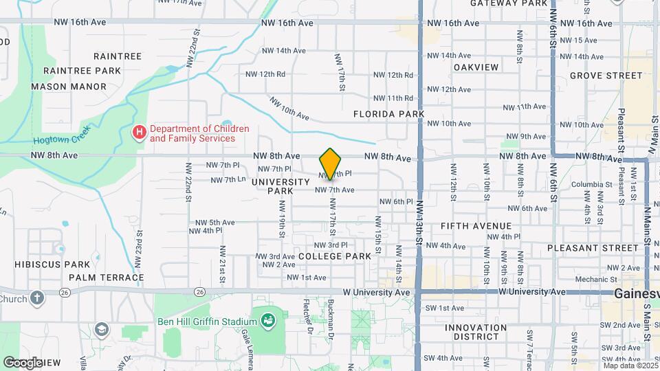 1704 NW 7th Ave Map and Location Details