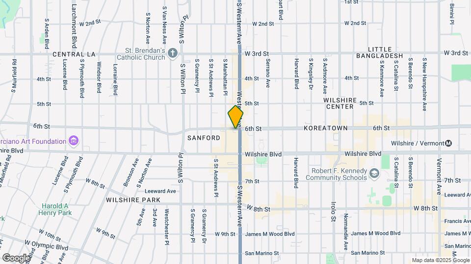 3950 W 6th St Map and Location Details