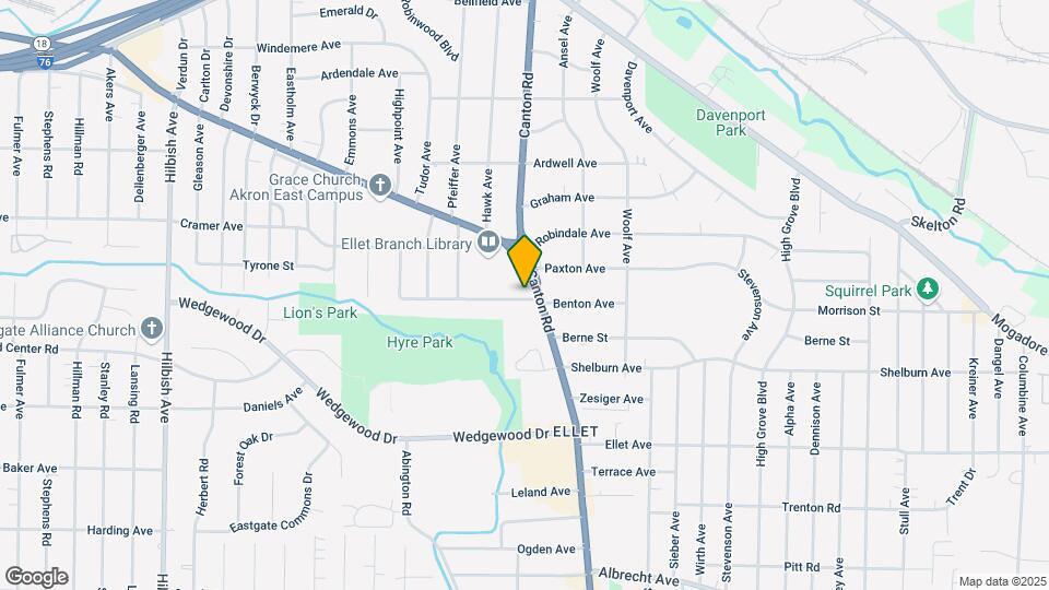 350 Canton Rd Map and Location Details