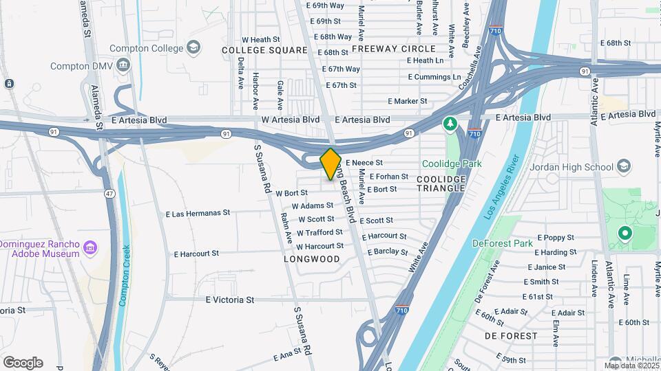 33 W Bort St Mapa y Detalles de la Ubicación