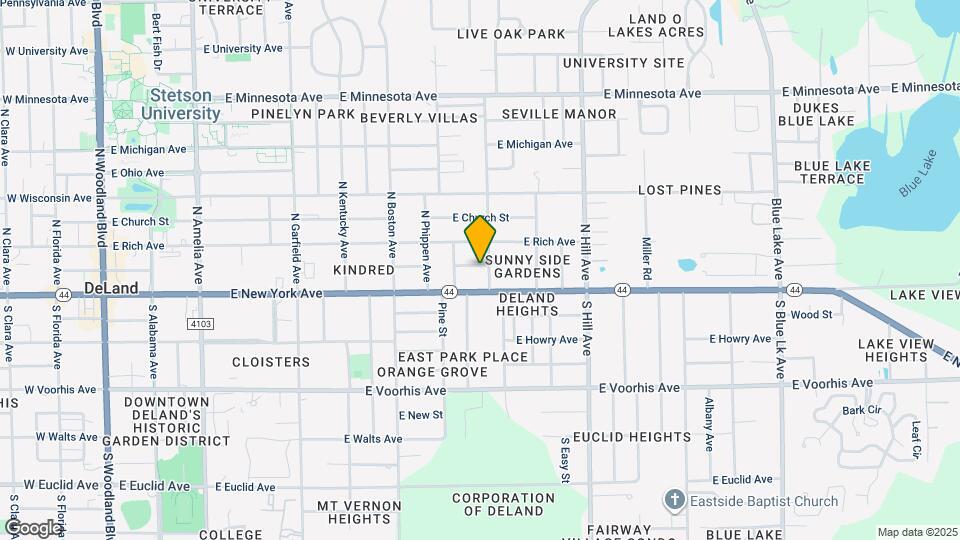 838 E Indiana Ave Map and Location Details