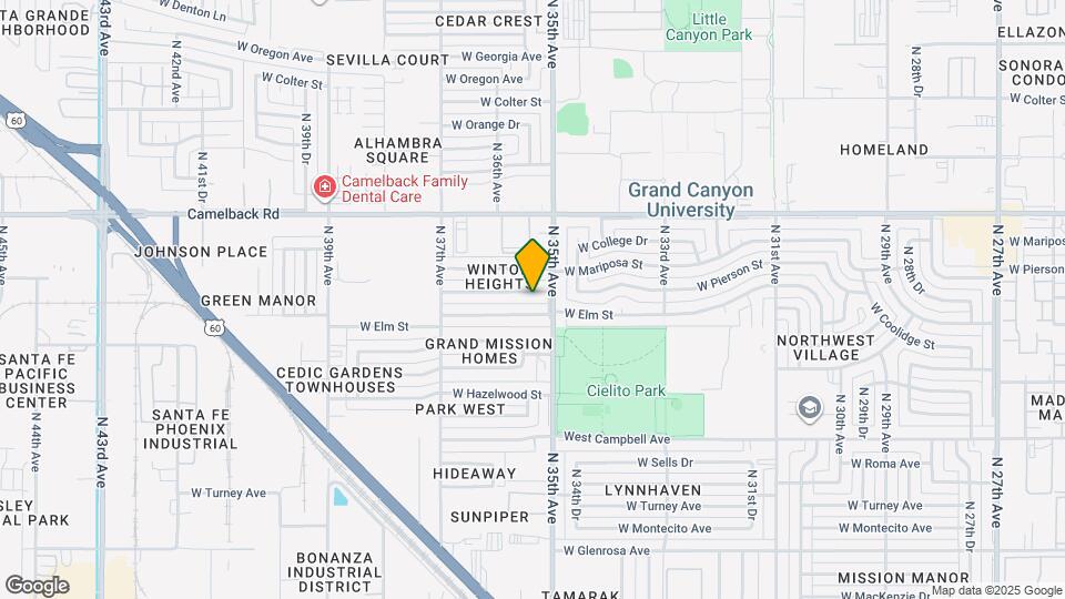 3513 W Pierson St Mapa y Detalles de la Ubicación