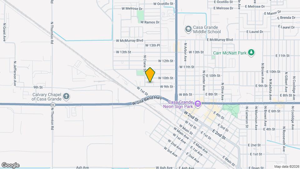 516 W 9th St Map and Location Details