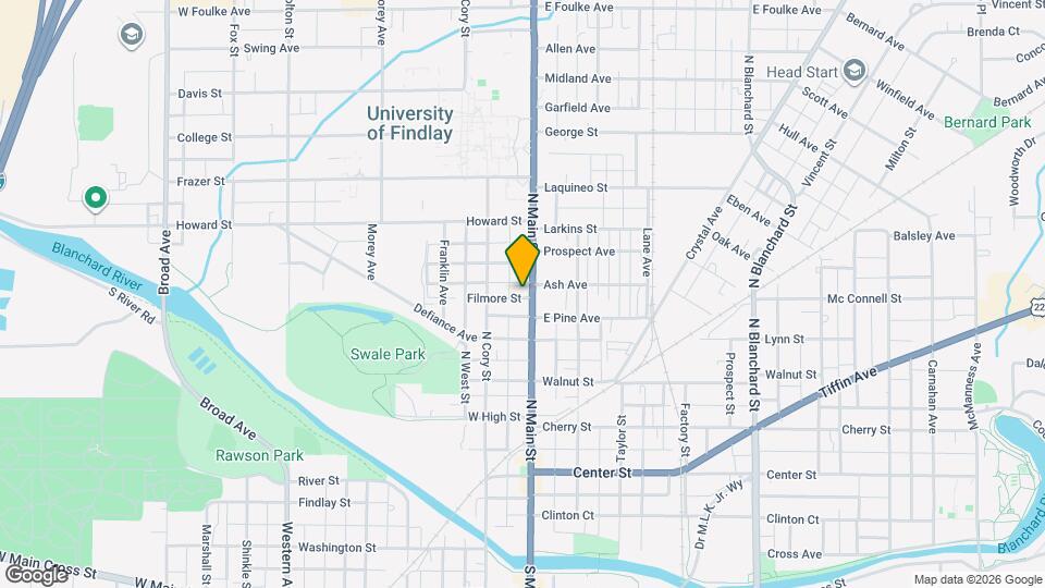 The Derrick House - All Utilities Included Map and Location Details