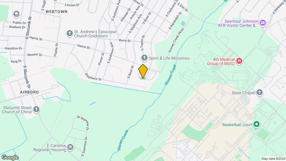 1407 S Taylor St Map and Location Details