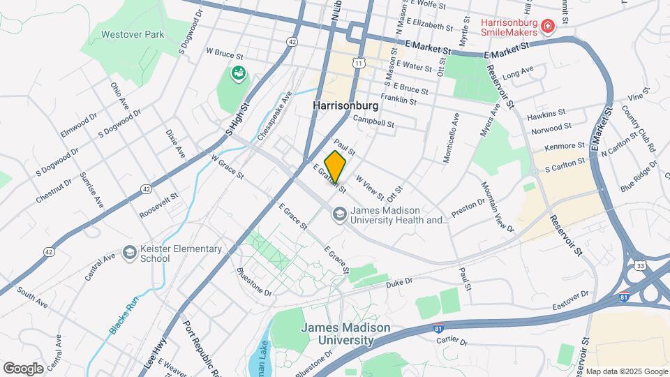 613 S Mason St Map and Location Details