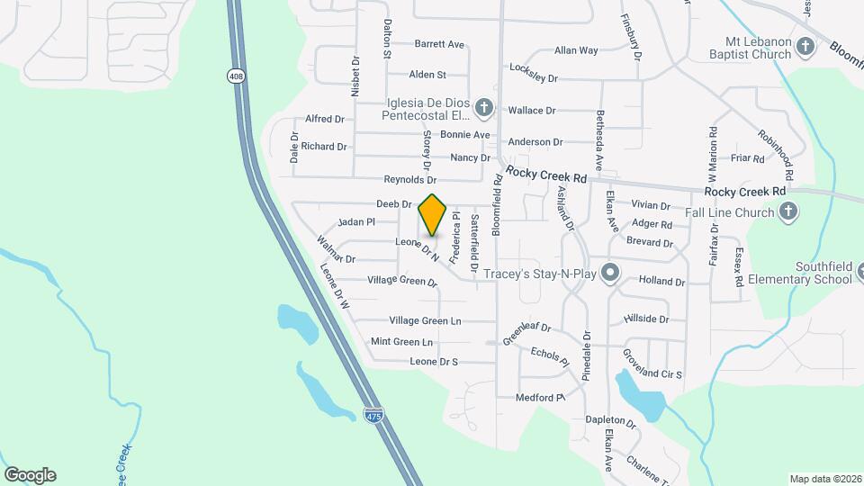 5761 Deborah Dr Map and Location Details