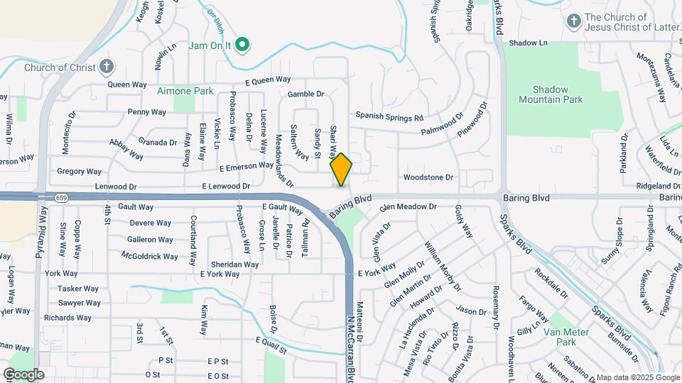 3042 Shari Way Map and Location Details