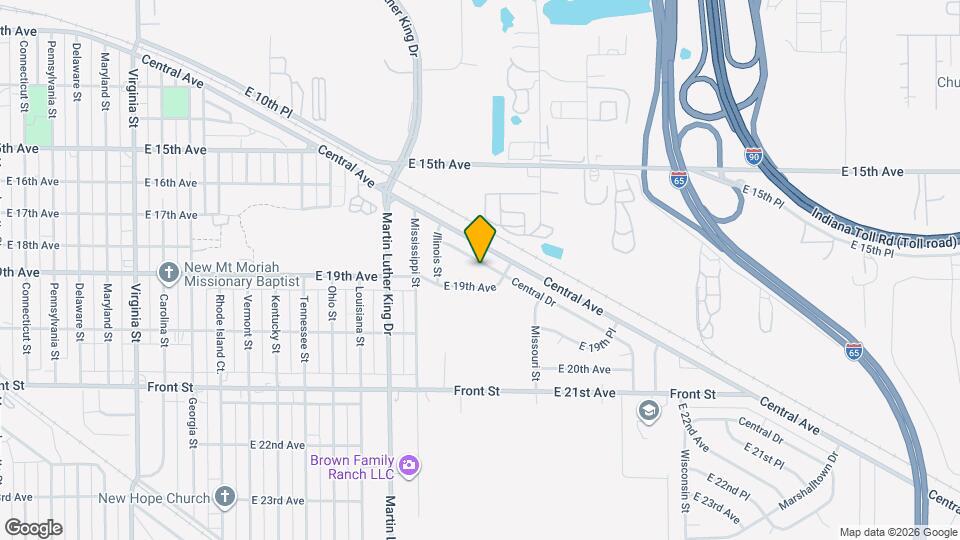 1849 Central Dr Map and Location Details