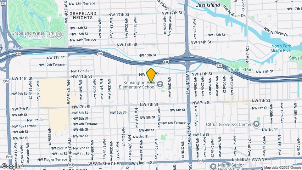 921 NW 30th Ct Map and Location Details