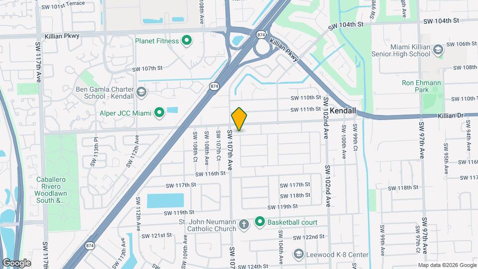 10629 SW 113th St Map and Location Details