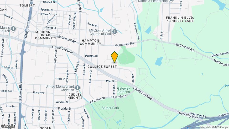 1209 Maury Ln Map and Location Details