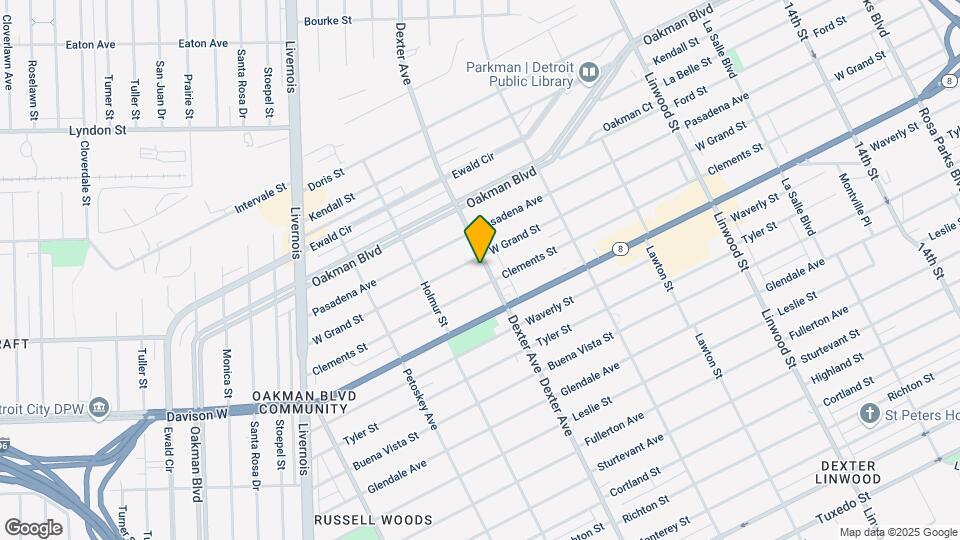13641 Dexter Ave Mapa y Detalles de la Ubicación