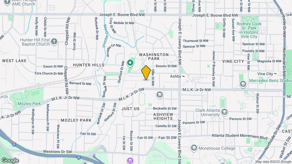 1056 Harwell St NW Map and Location Details