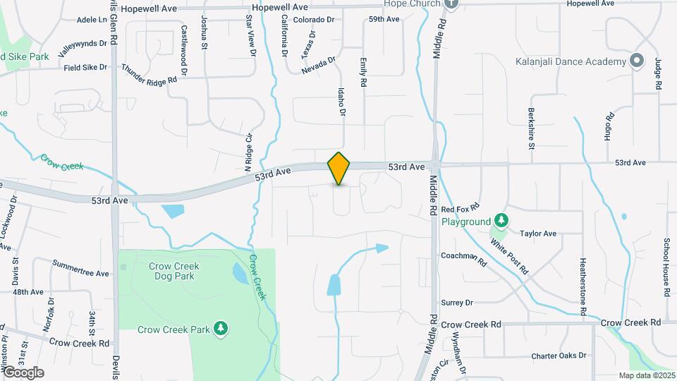 4411 Slate Creek Dr Map and Location Details