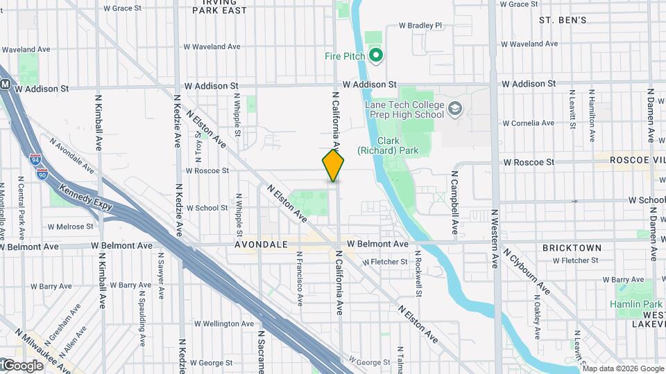 2806 W Henderson St, Unit 202 Map and Location Details