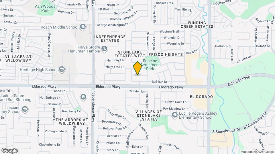 15105 Regal Oak Ln Map and Location Details