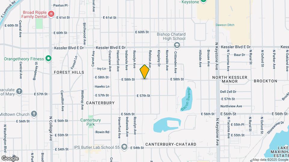 5755 Primrose Ave Map and Location Details