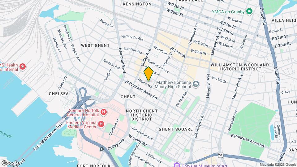 712 Maury Ave Map and Location Details