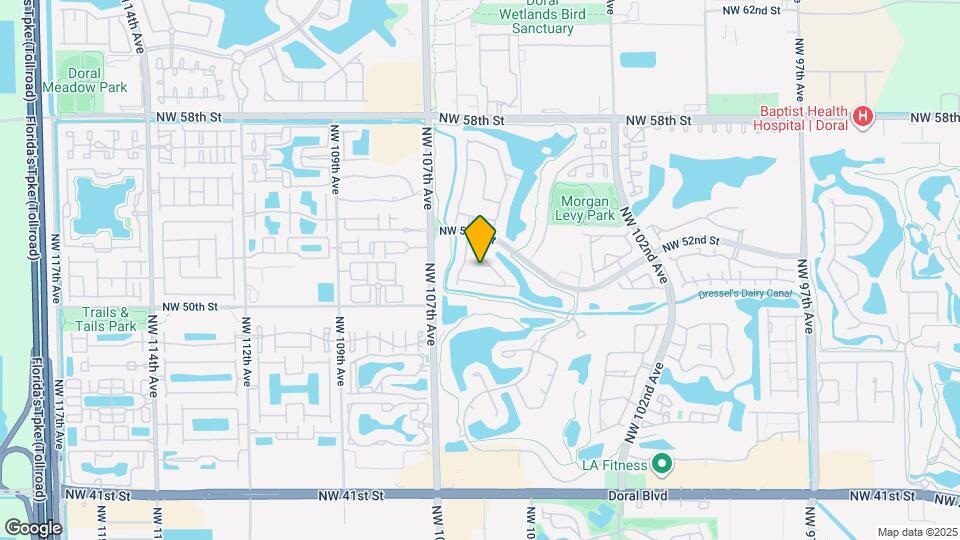 10572 NW 51st Terrace Map and Location Details